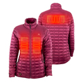 Mobile Warming Women's Burgundy Heated Jacket, LG, 7.4V MWWJ04310420